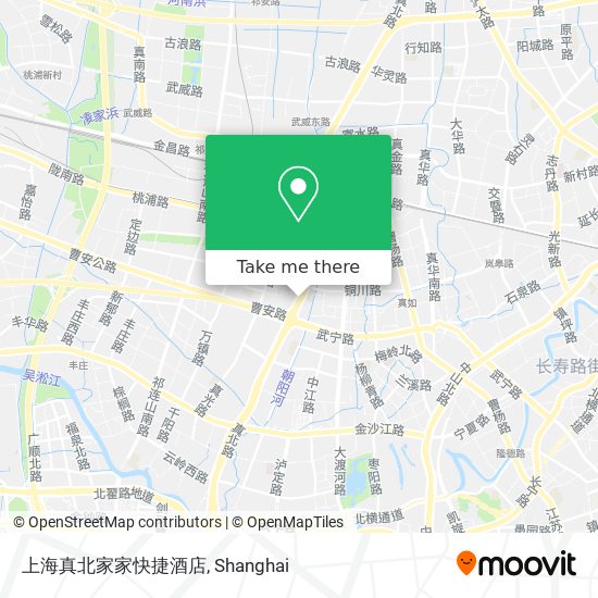 上海真北家家快捷酒店 map