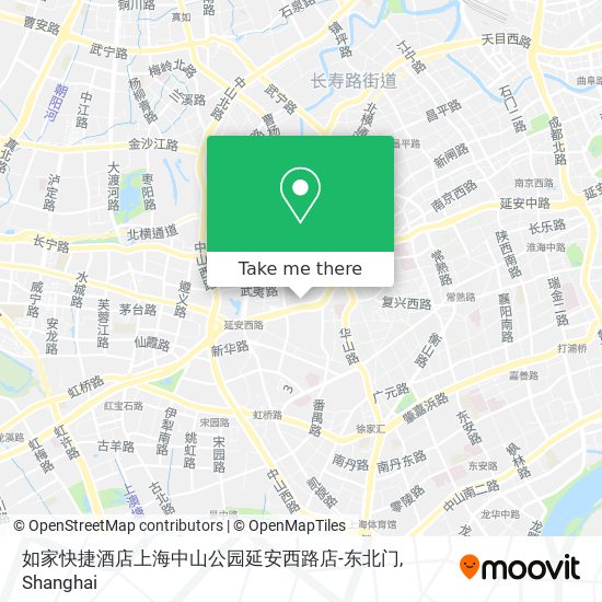 如家快捷酒店上海中山公园延安西路店-东北门 map