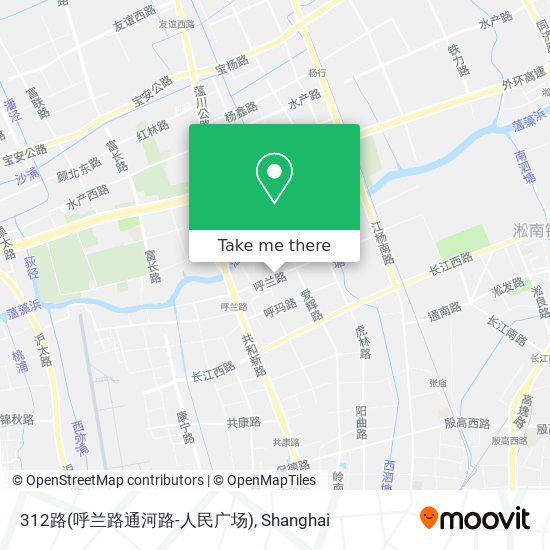 312路(呼兰路通河路-人民广场) map