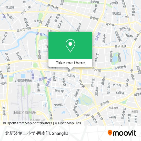 北新泾第二小学-西南门 map