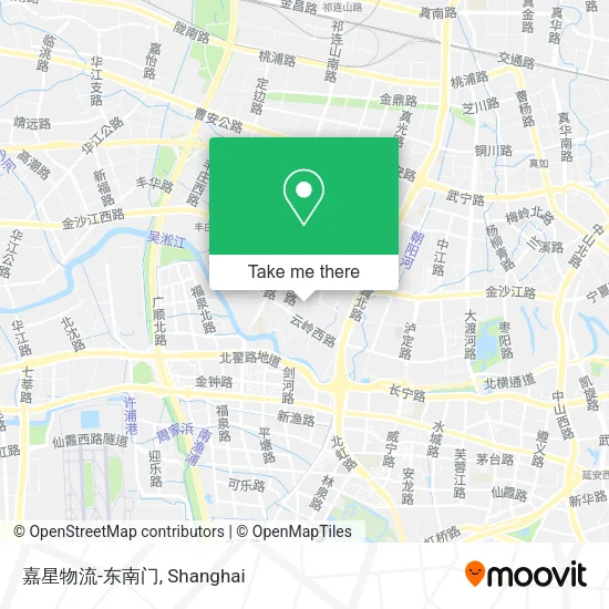 嘉星物流-东南门 map