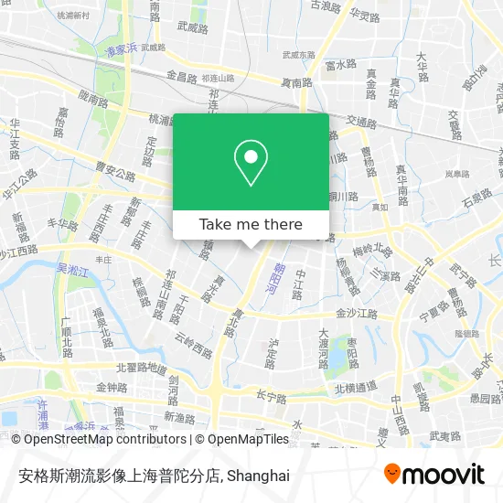 安格斯潮流影像上海普陀分店 map