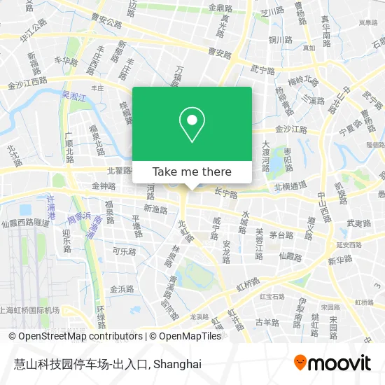 慧山科技园停车场-出入口 map