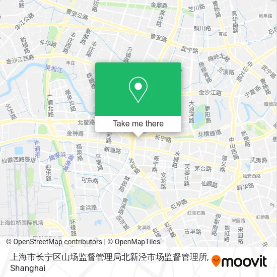上海市长宁区山场监督管理局北新泾市场监督管理所 map