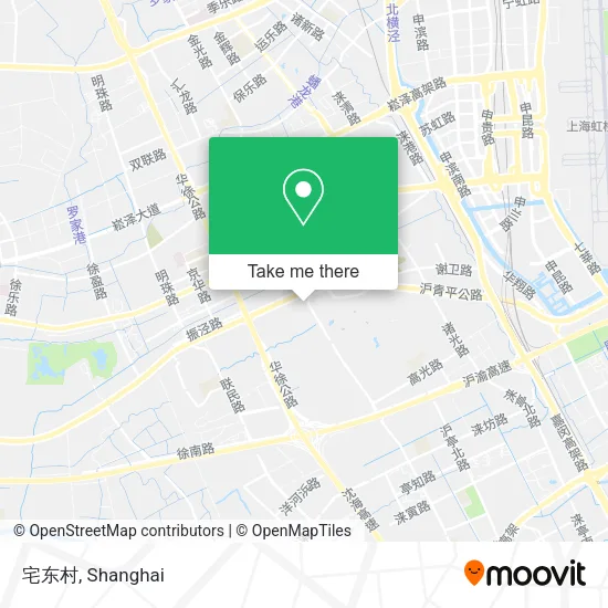 宅东村 map