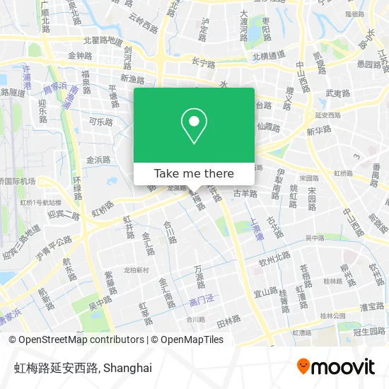 虹梅路延安西路 map