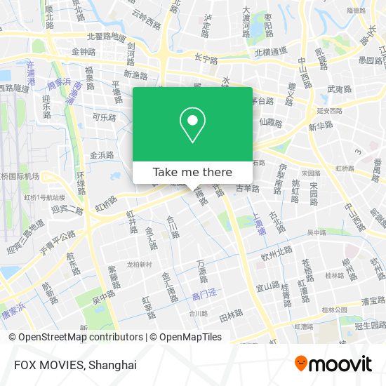 FOX MOVIES map
