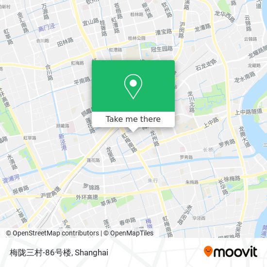 梅陇三村-86号楼 map