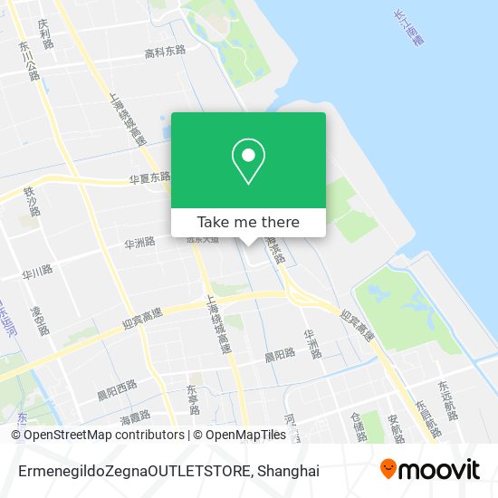 ErmenegildoZegnaOUTLETSTORE map