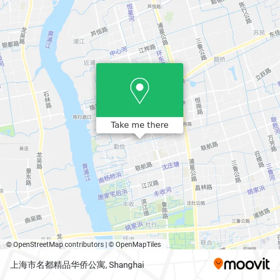 上海市名都精品华侨公寓 map