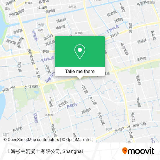 上海杉林混凝土有限公司 map