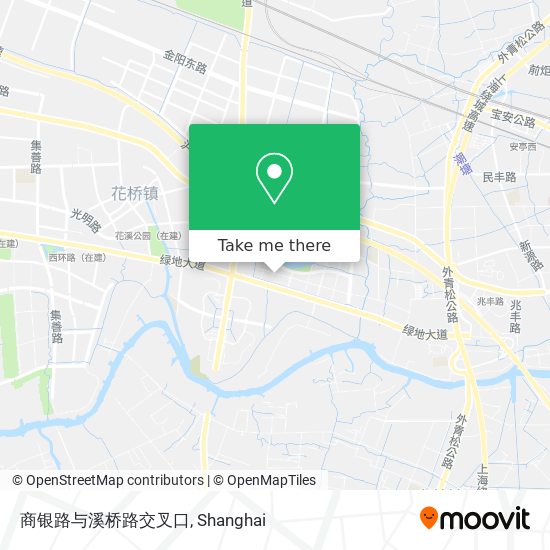 商银路与溪桥路交叉口 map