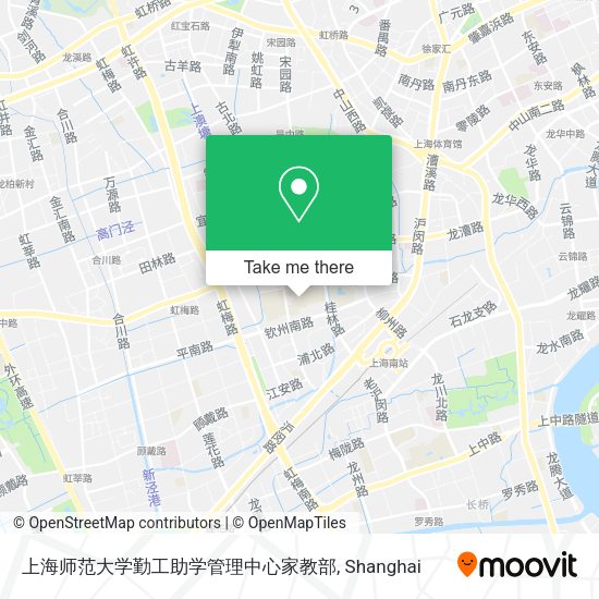 上海师范大学勤工助学管理中心家教部 map