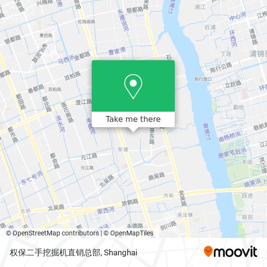 权保二手挖掘机直销总部 map