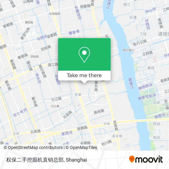 权保二手挖掘机直销总部 map