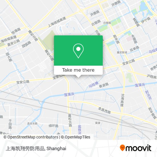 上海凯翔劳防用品 map