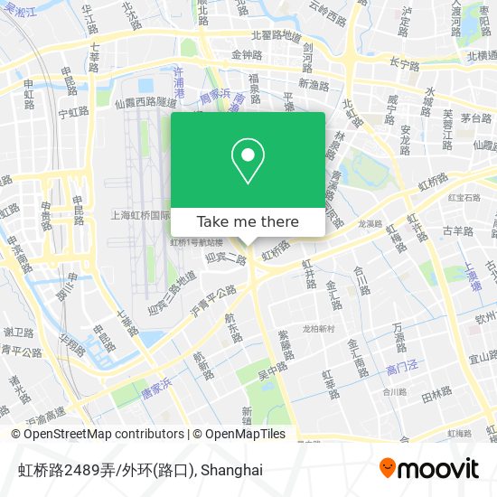 虹桥路2489弄/外环(路口) map