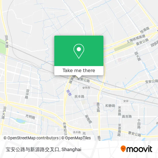 宝安公路与新源路交叉口 map