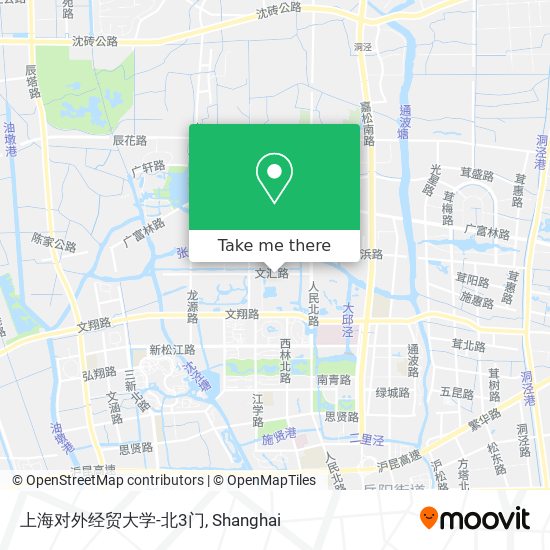 上海对外经贸大学-北3门 map