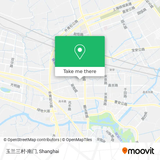 玉兰三村-南门 map