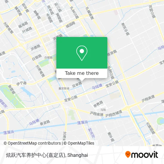 炫跃汽车养护中心(嘉定店) map