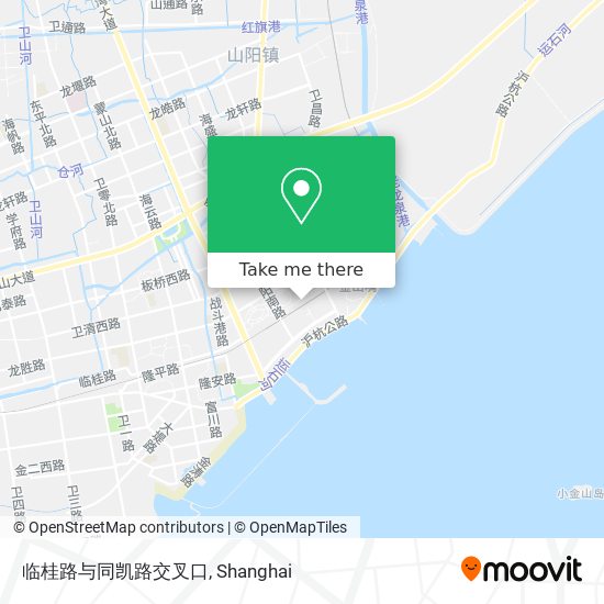 临桂路与同凯路交叉口 map
