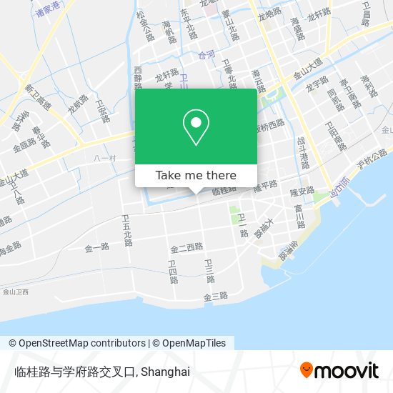 临桂路与学府路交叉口 map