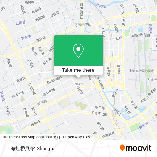 上海虹桥展馆 map