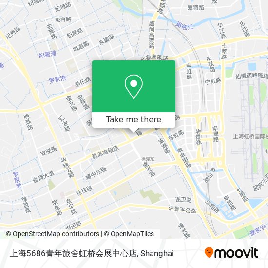 上海5686青年旅舍虹桥会展中心店 map