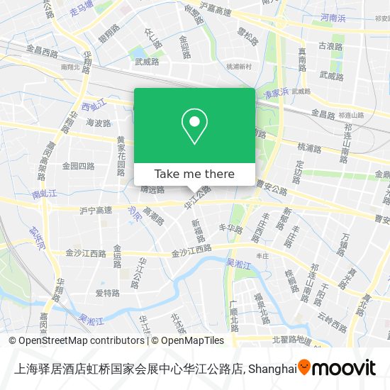 上海驿居酒店虹桥国家会展中心华江公路店 map