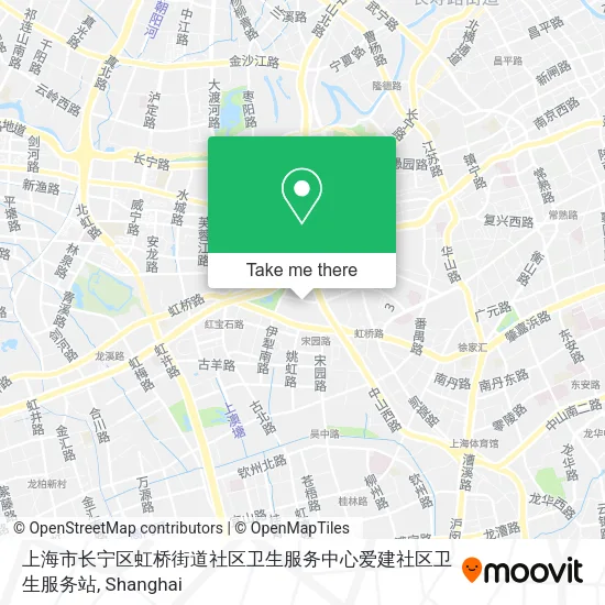 上海市长宁区虹桥街道社区卫生服务中心爱建社区卫生服务站 map