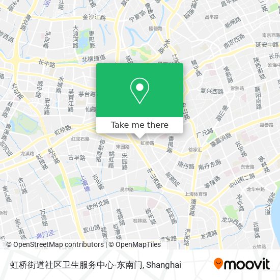 虹桥街道社区卫生服务中心-东南门 map