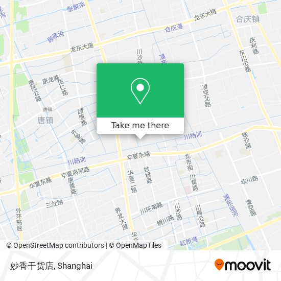 妙香干货店 map