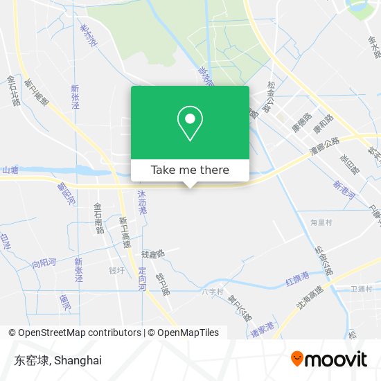 东窑埭 map