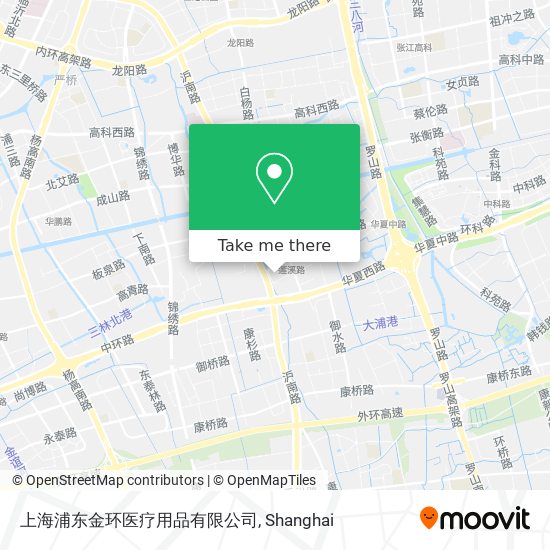 上海浦东金环医疗用品有限公司 map