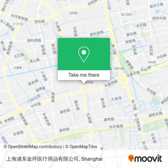 上海浦东金环医疗用品有限公司 map