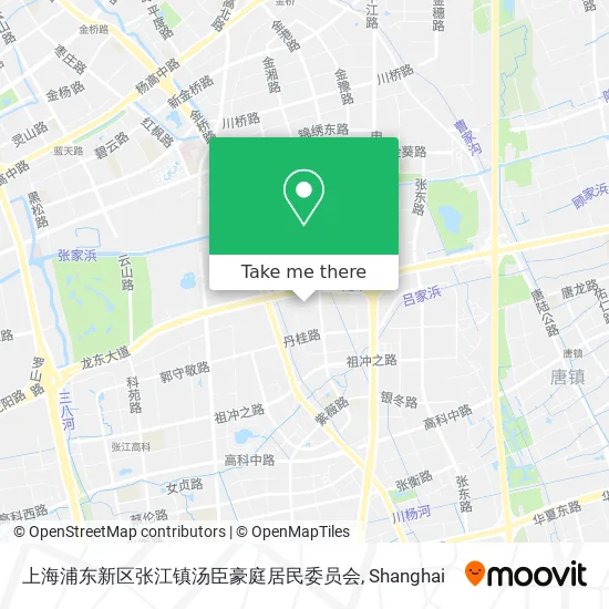 上海浦东新区张江镇汤臣豪庭居民委员会 map