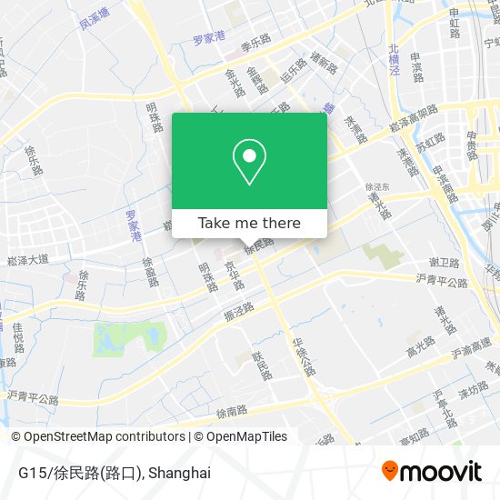 G15/徐民路(路口) map