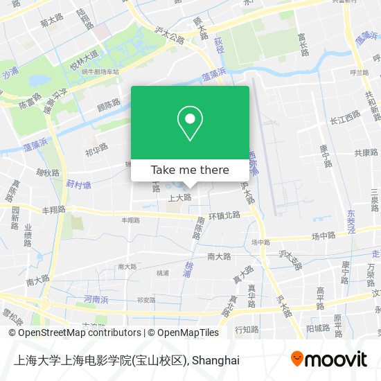 上海大学上海电影学院(宝山校区) map