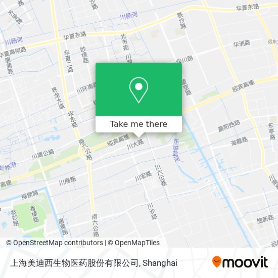 上海美迪西生物医药股份有限公司 map
