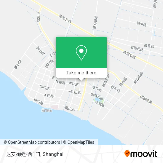 达安御廷-西1门 map