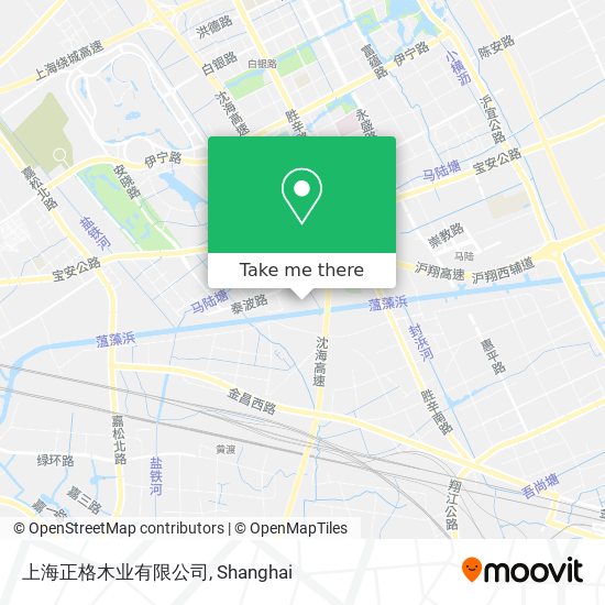 上海正格木业有限公司 map