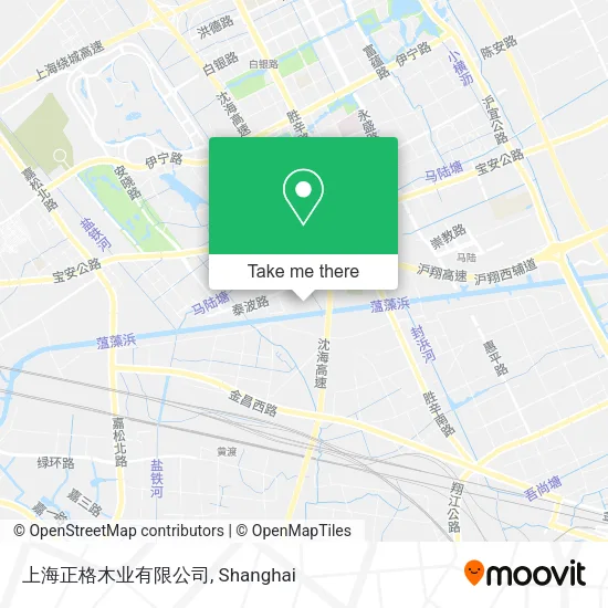 上海正格木业有限公司 map