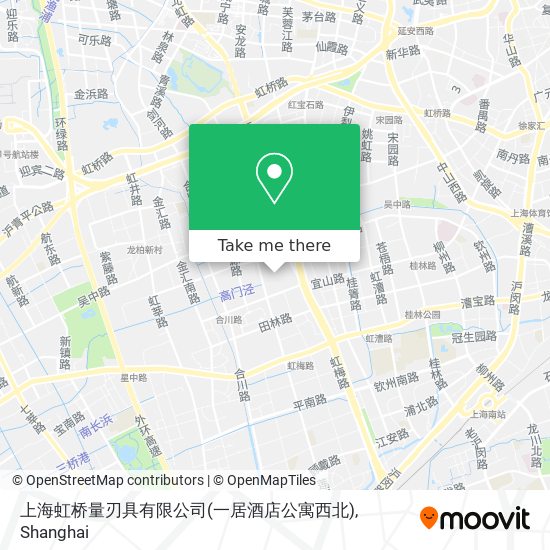 上海虹桥量刃具有限公司(一居酒店公寓西北) map