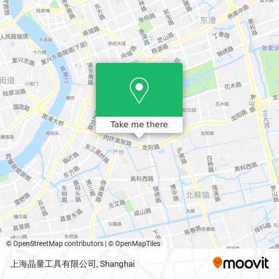 上海晶量工具有限公司 map