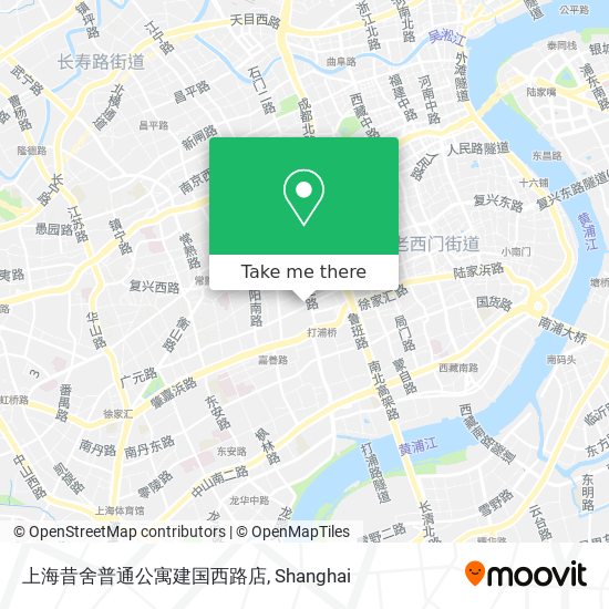 上海昔舍普通公寓建国西路店 map