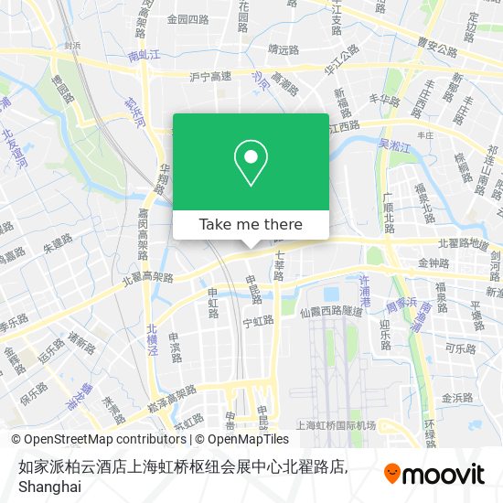 如家派柏云酒店上海虹桥枢纽会展中心北翟路店 map