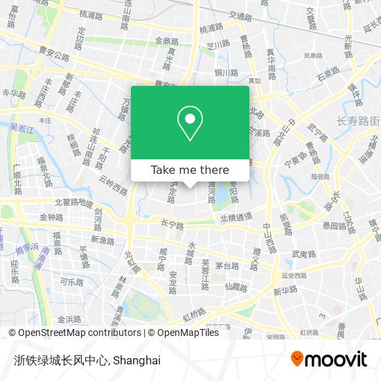 浙铁绿城长风中心 map