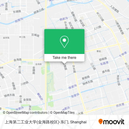 上海第二工业大学(金海路校区)-东门 map