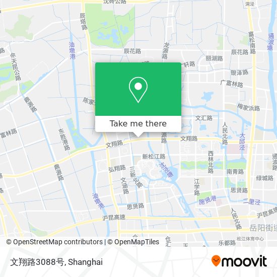 文翔路3088号 map